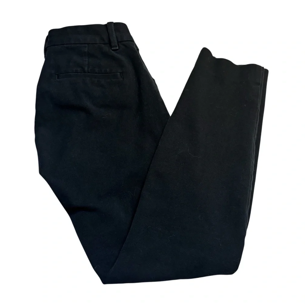 GAP Skinny Ankle B Pants Sz 00R True Black Stretch Cotton Spandex Cropped Pants